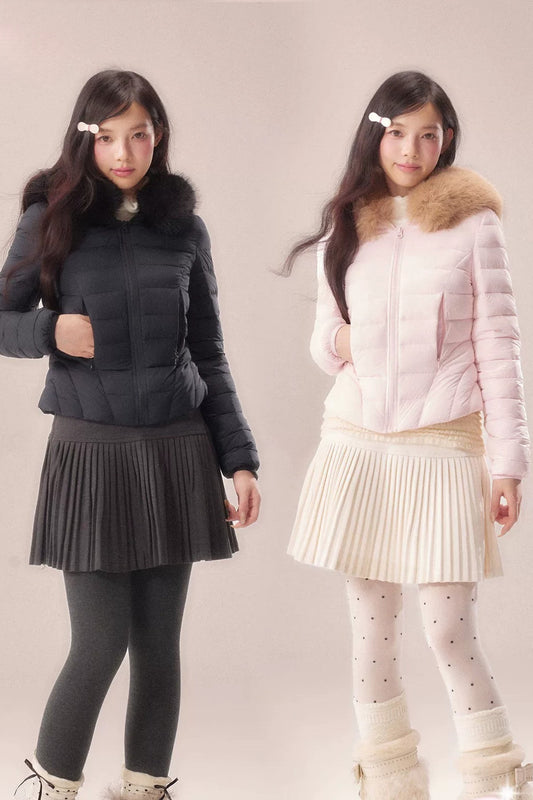 Fur Collar Short Down Jacket