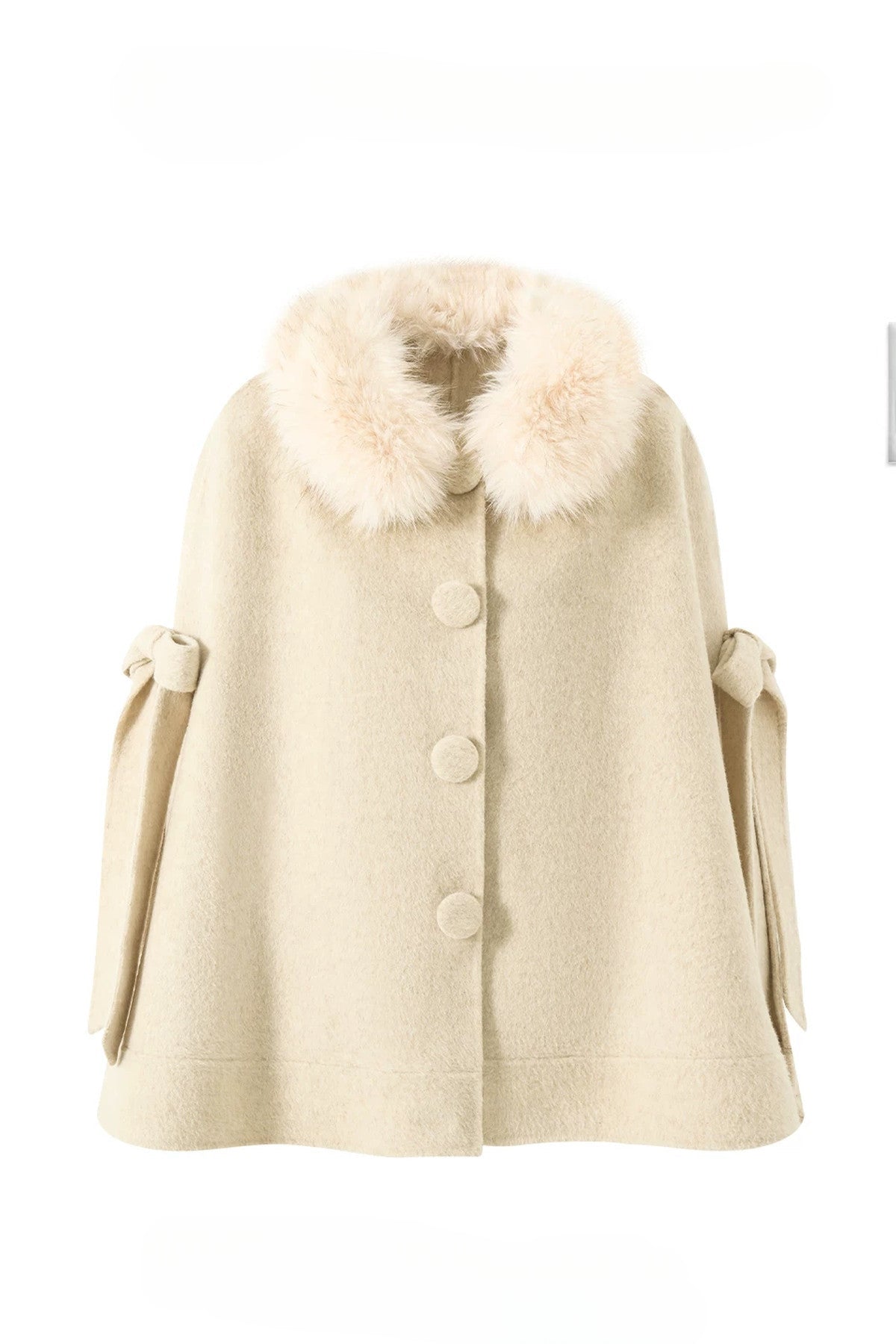 Cape 100% laine couleur avoine