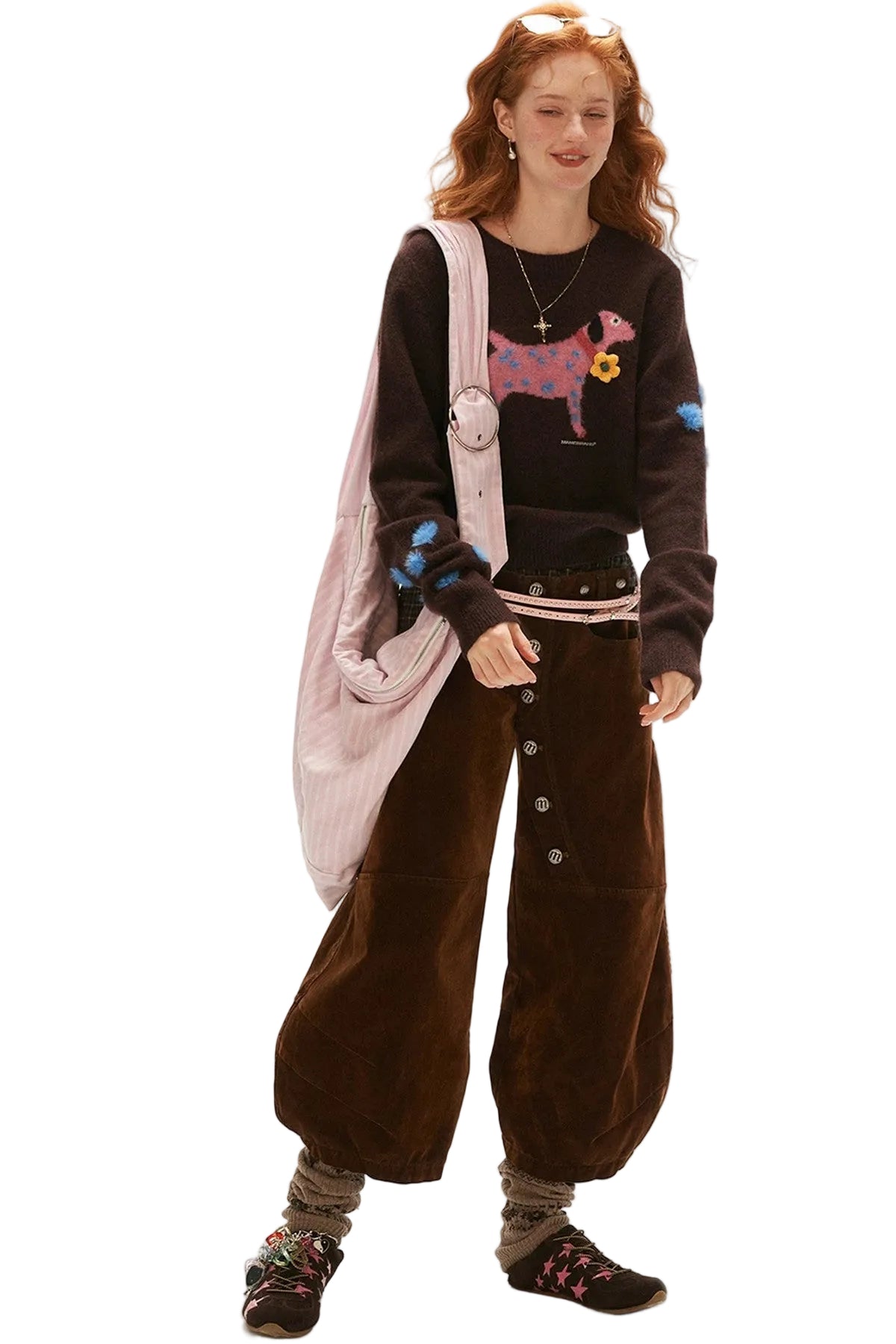 Puppy Jacquard Sweater