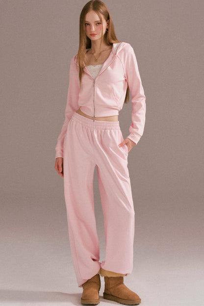 Spice Girl Hooded Knitted Cardigan Set-Up