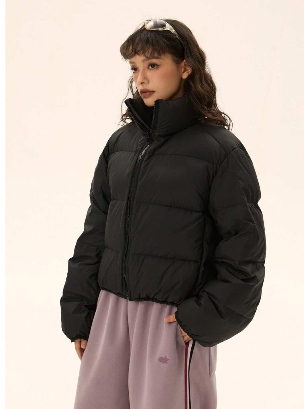 Long-sleeved Loose Down Jacket