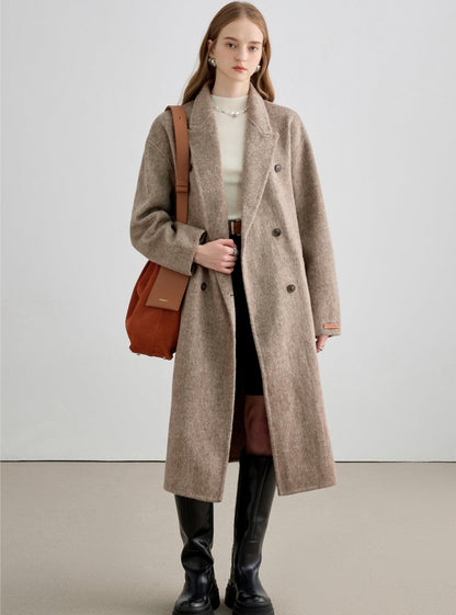 Middle Length Thickened Wool Coat