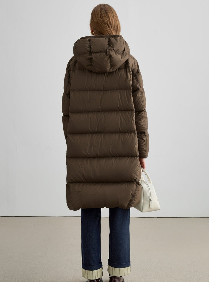 Medium-Length Hooded Bread Jacket