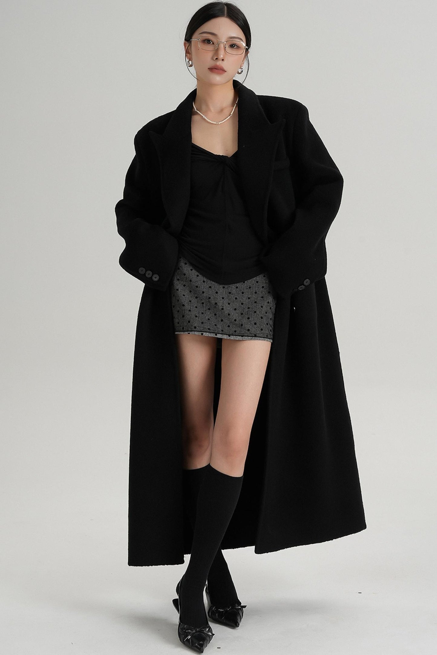 Straight Wool Coat