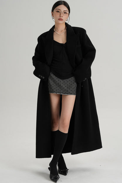 Straight Wool Coat
