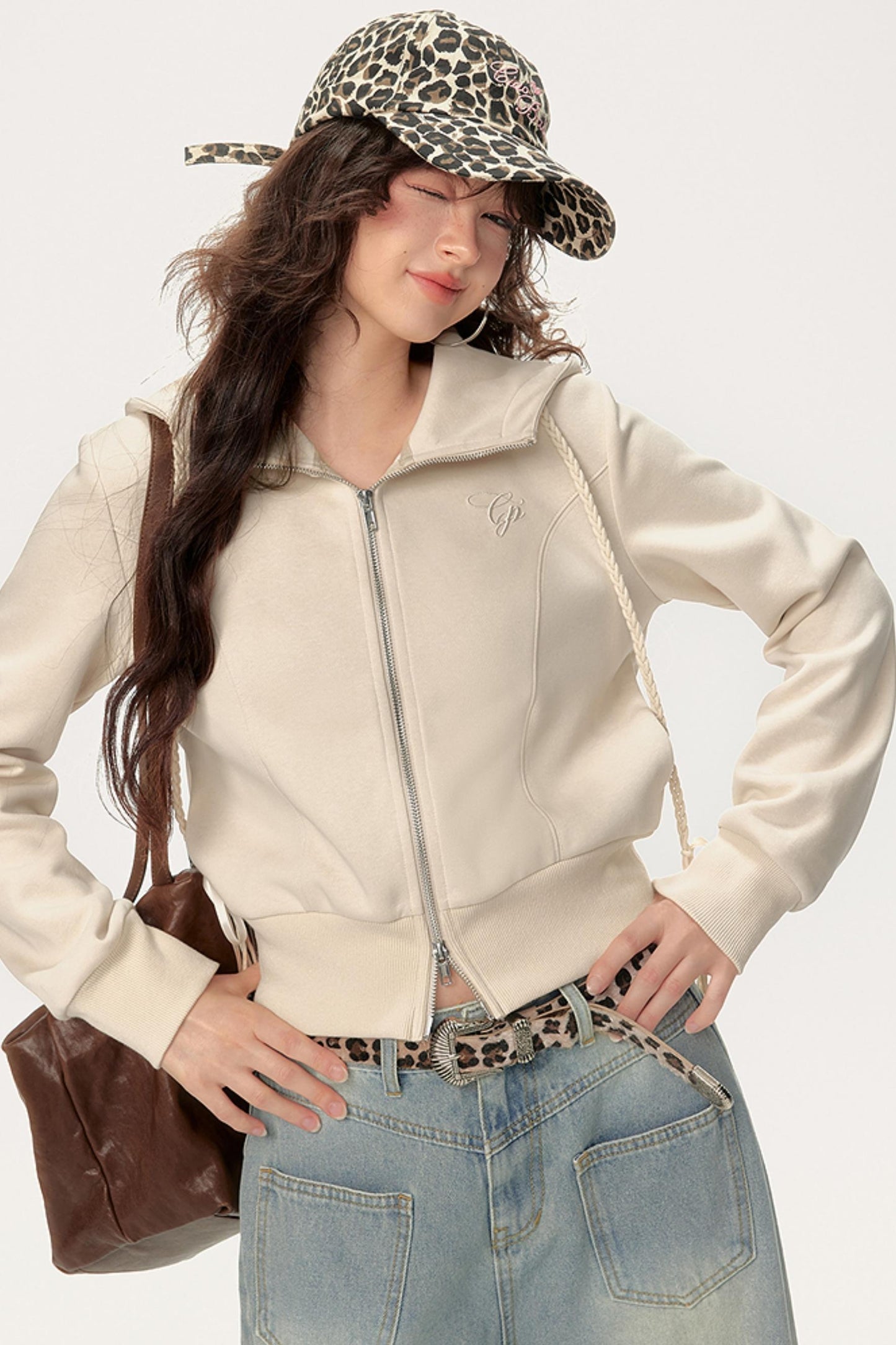 Elegant Hooded Cardigan