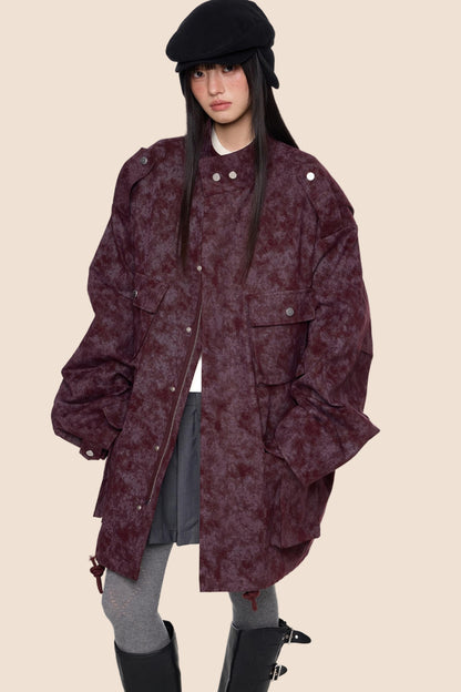 Stand Up Vintage Midi Jacket