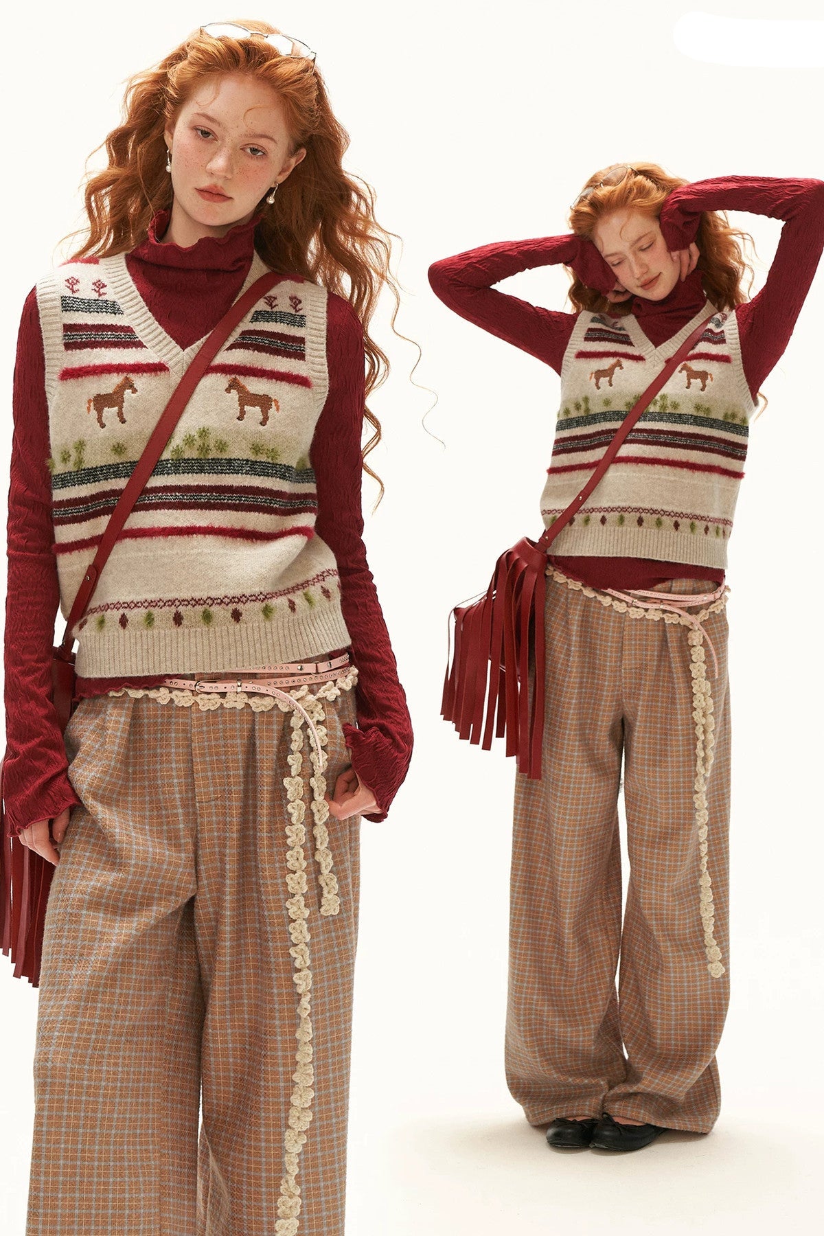 Pastoral Pony Knot-Free Knit Vest