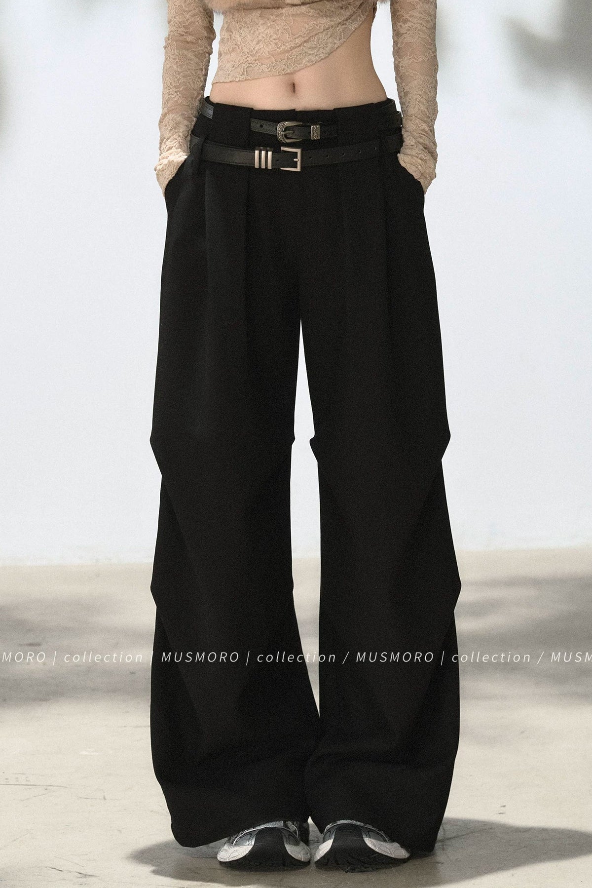 Loose Wide-Leg Trousers