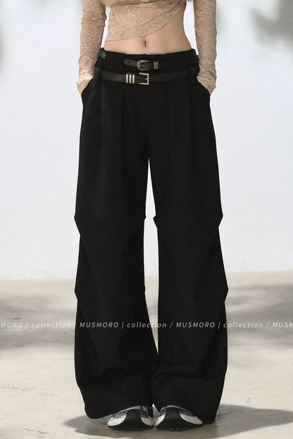 Loose Wide-Leg Trousers