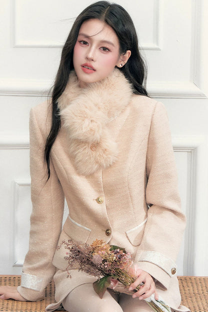Warm Faux Fur Short Scarf