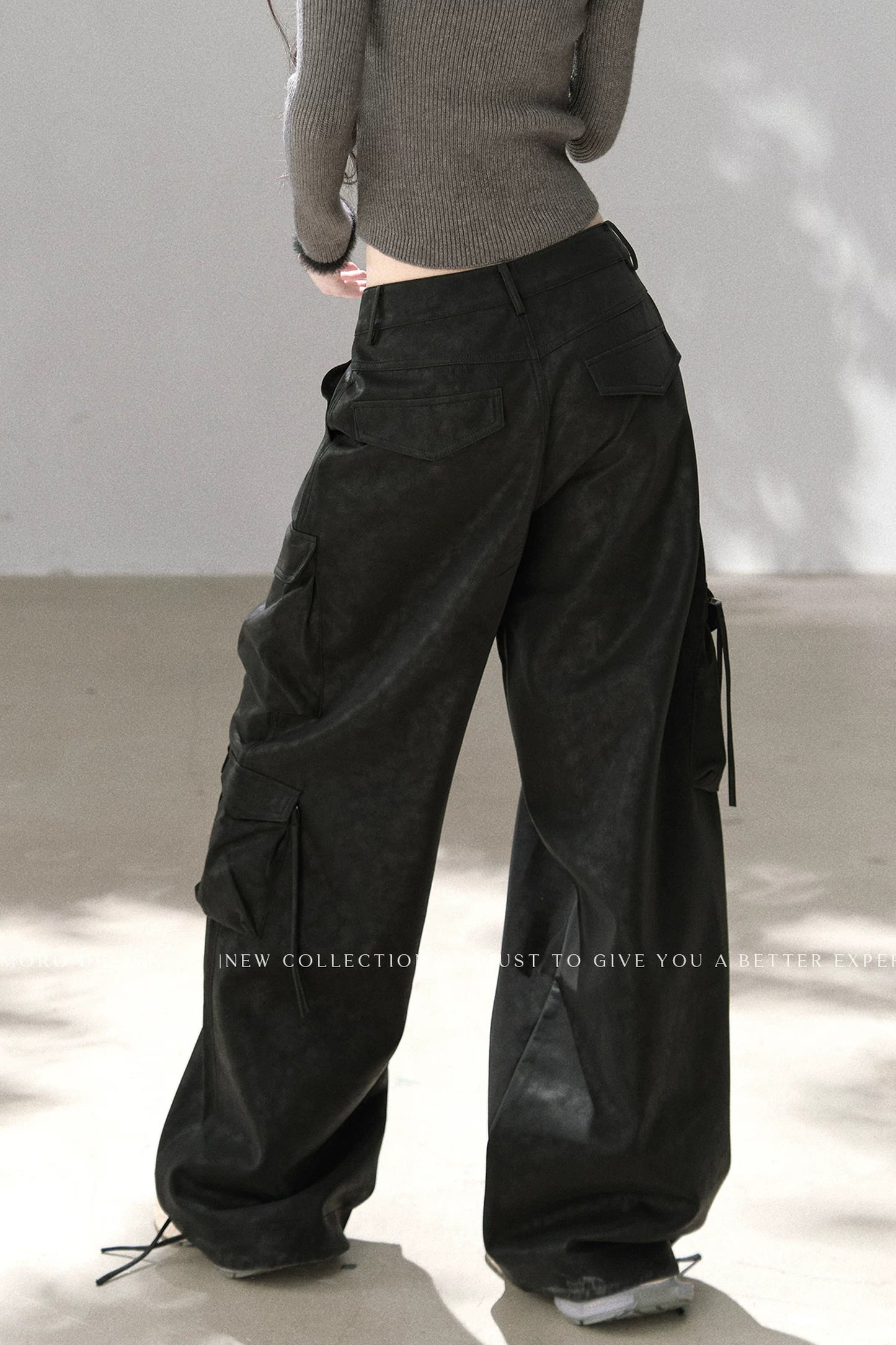 Heavy-Duty Leather Workwear Pants