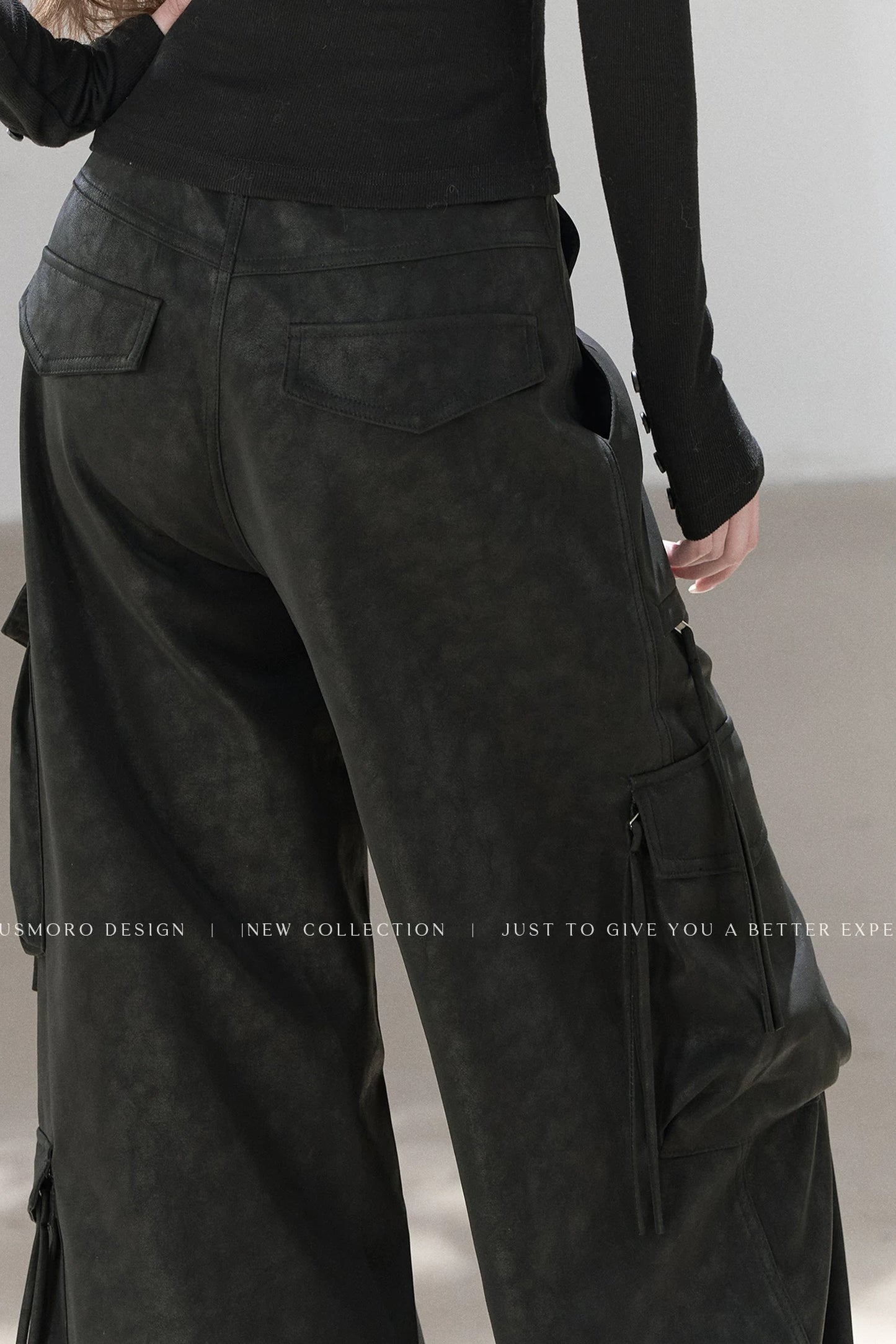 Heavy-Duty Leather Workwear Pants
