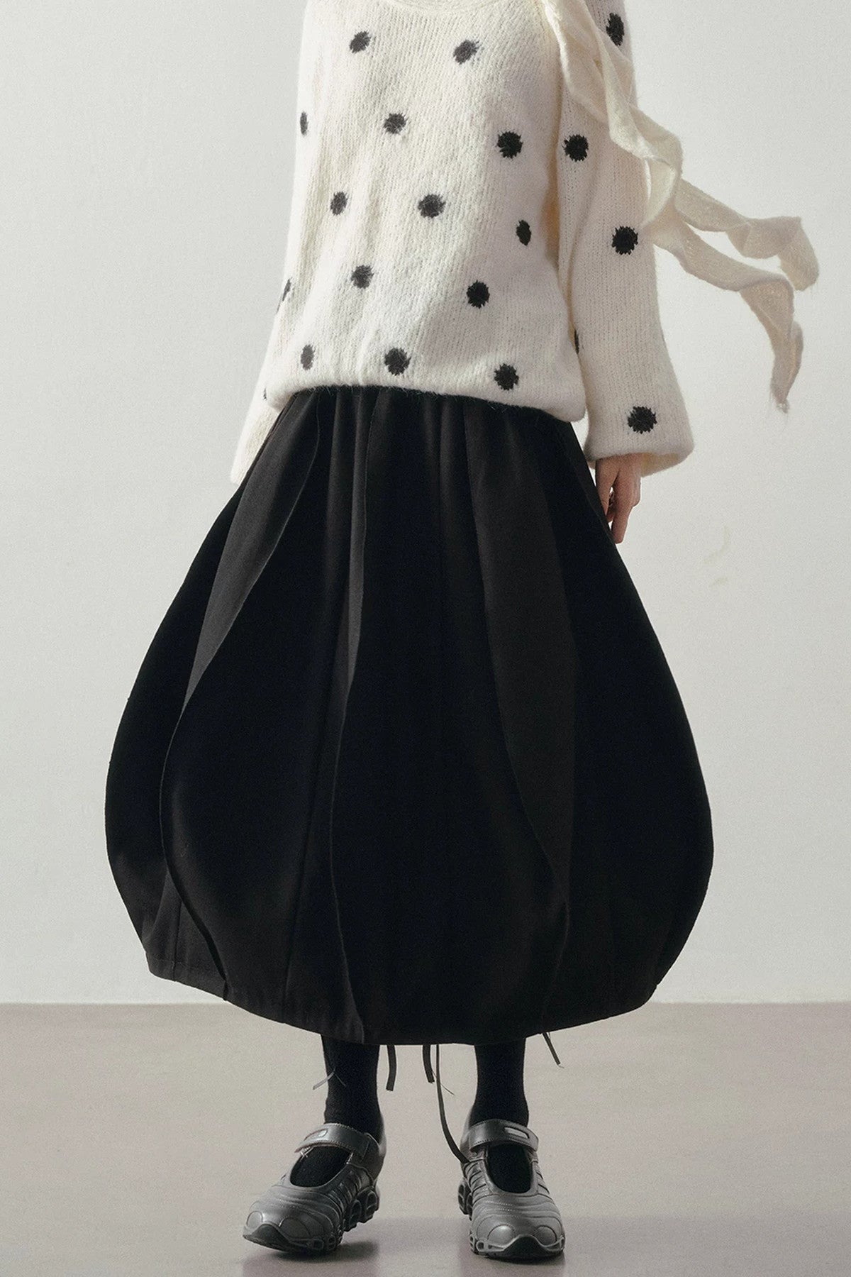 3D Multi-Panel Pumpkin Skirt