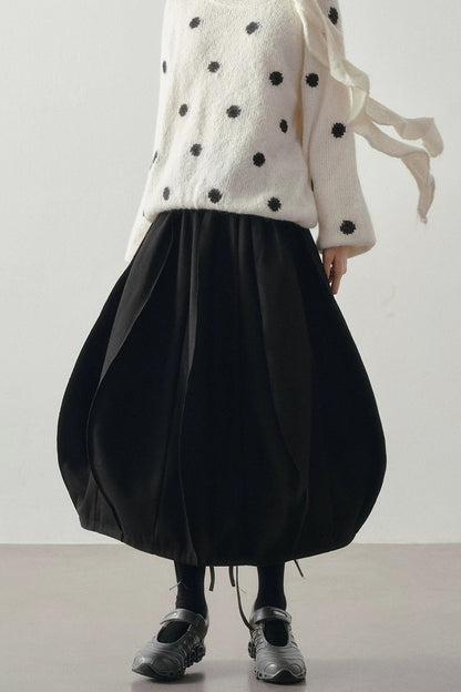 3D Multi-Panel Pumpkin Skirt