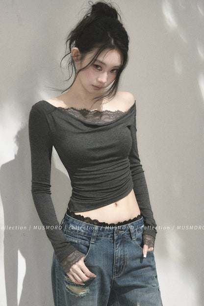 Lace Off-Shoulder Top