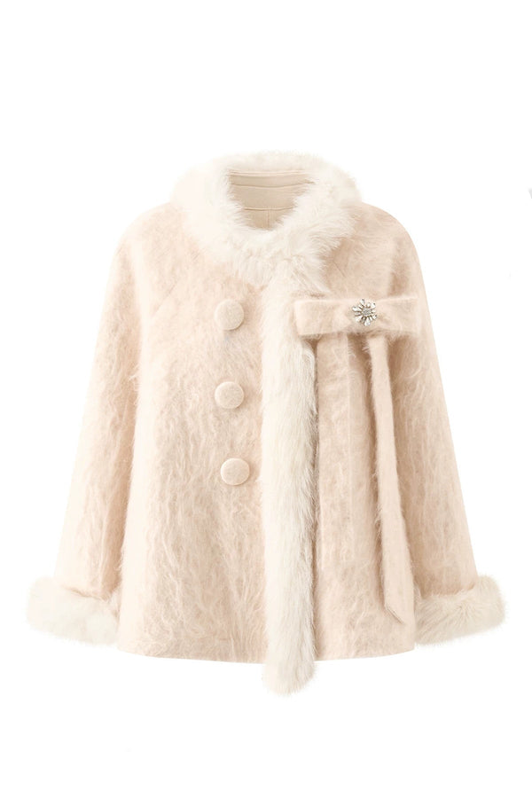 Snow Country Princess 100% Wool Fleece Coat