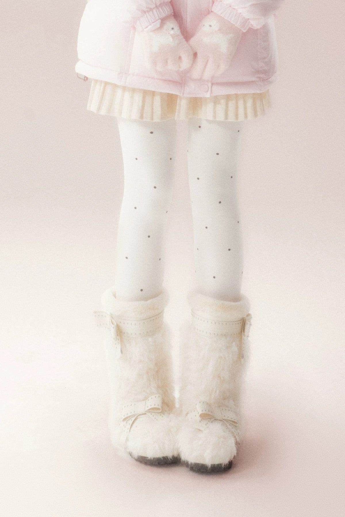 Warm Polka Dot Tights