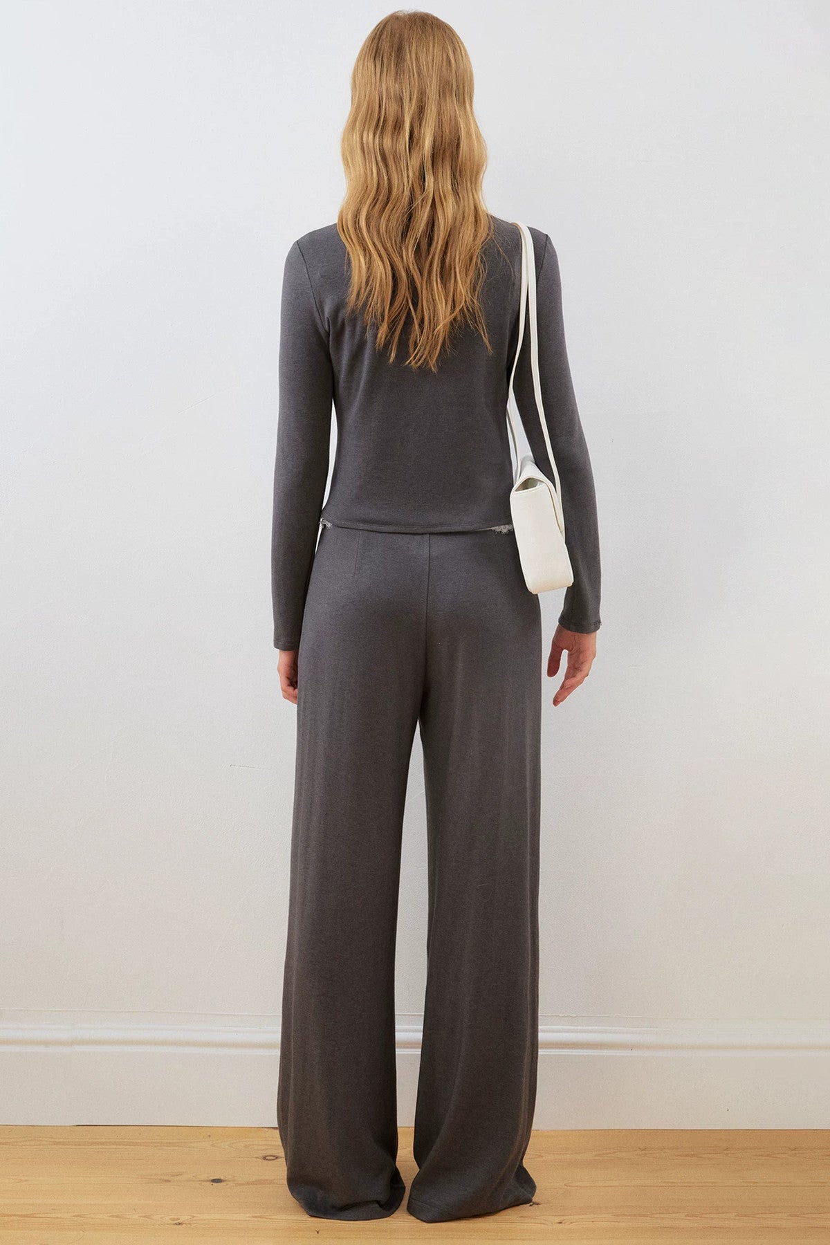 Lace Tie-Up Top and Pants Set-Up