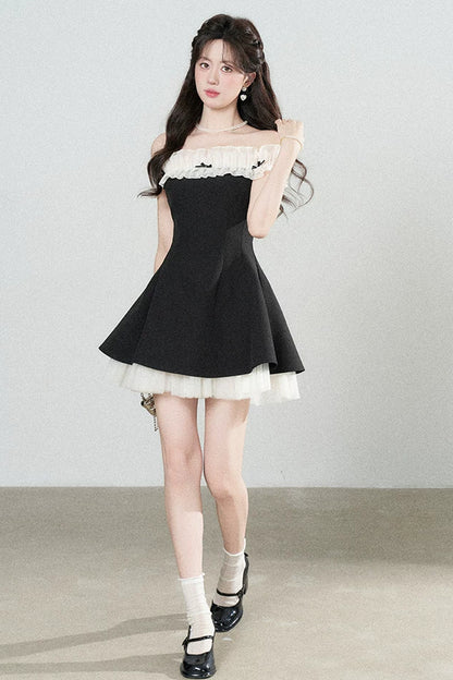 One-Shoulder A-Line Dress