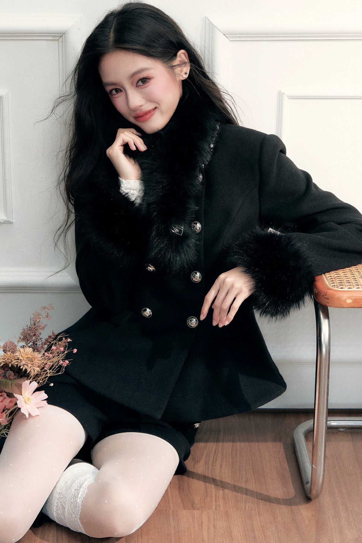 Warm Faux Fur Short Scarf