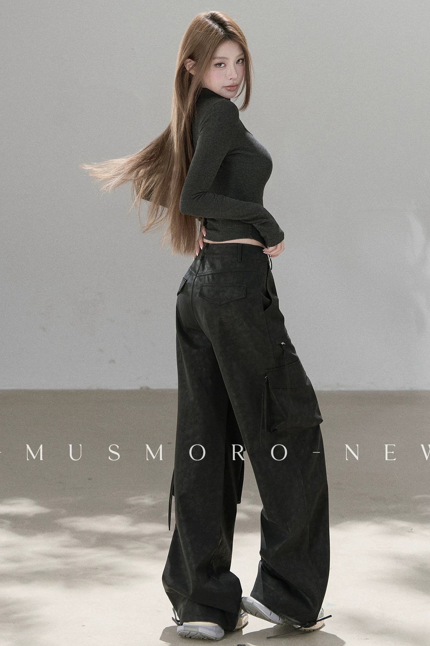 Heavy-Duty Leather Workwear Pants