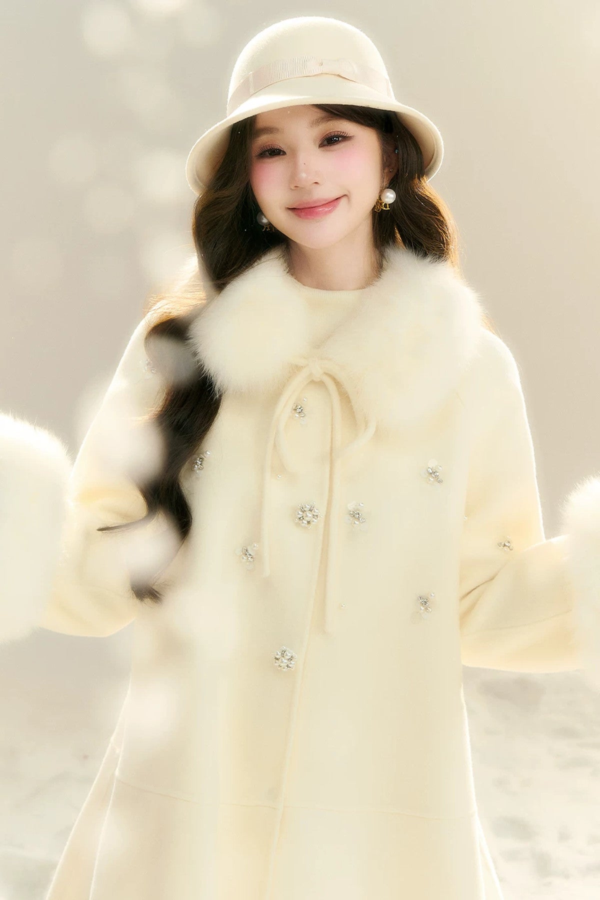 Oatmeal Wool Fedora Hat