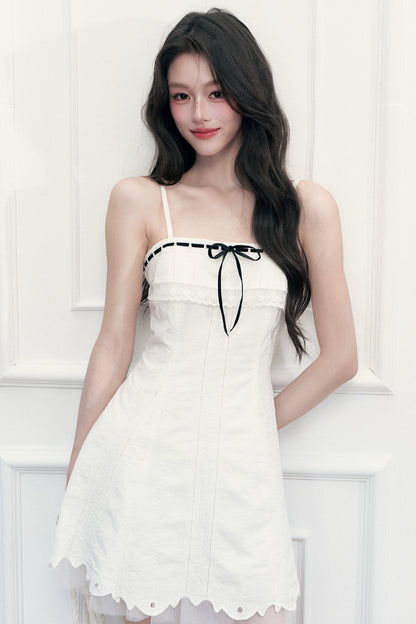 Lace A-Line Dress and Cardigan Set-Up