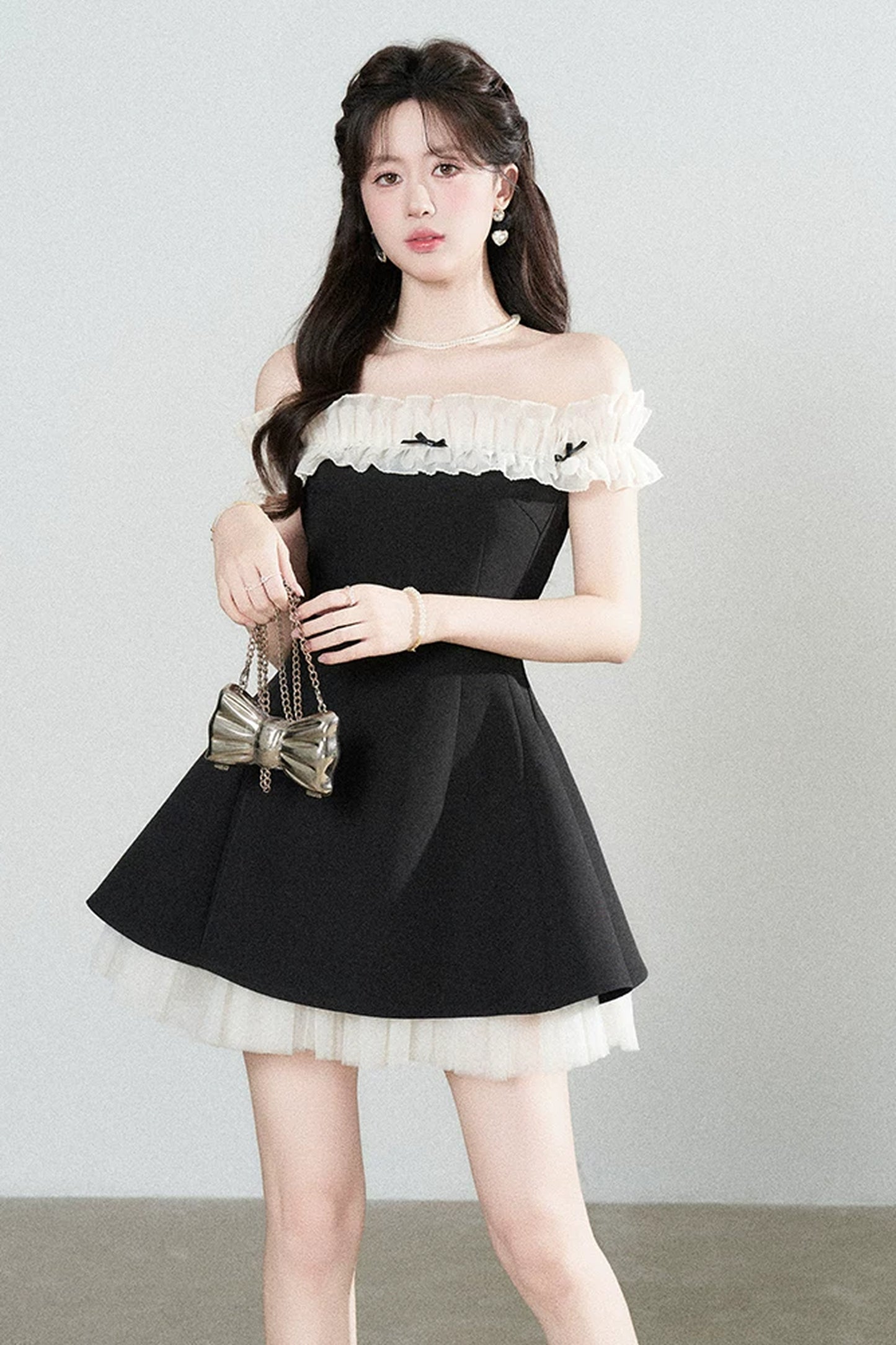 One-Shoulder A-Line Dress