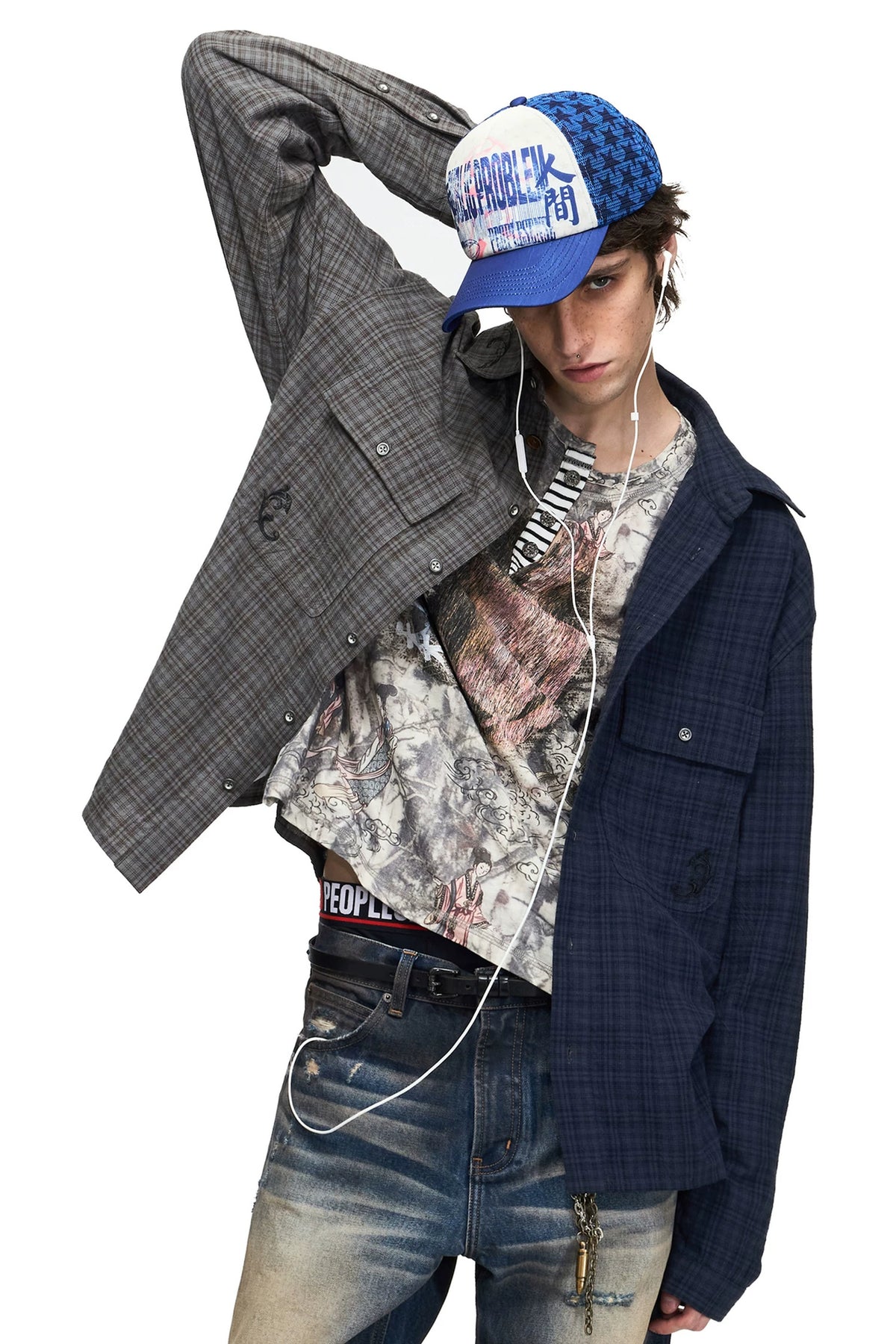 Long Sleeve Plaid Shirt