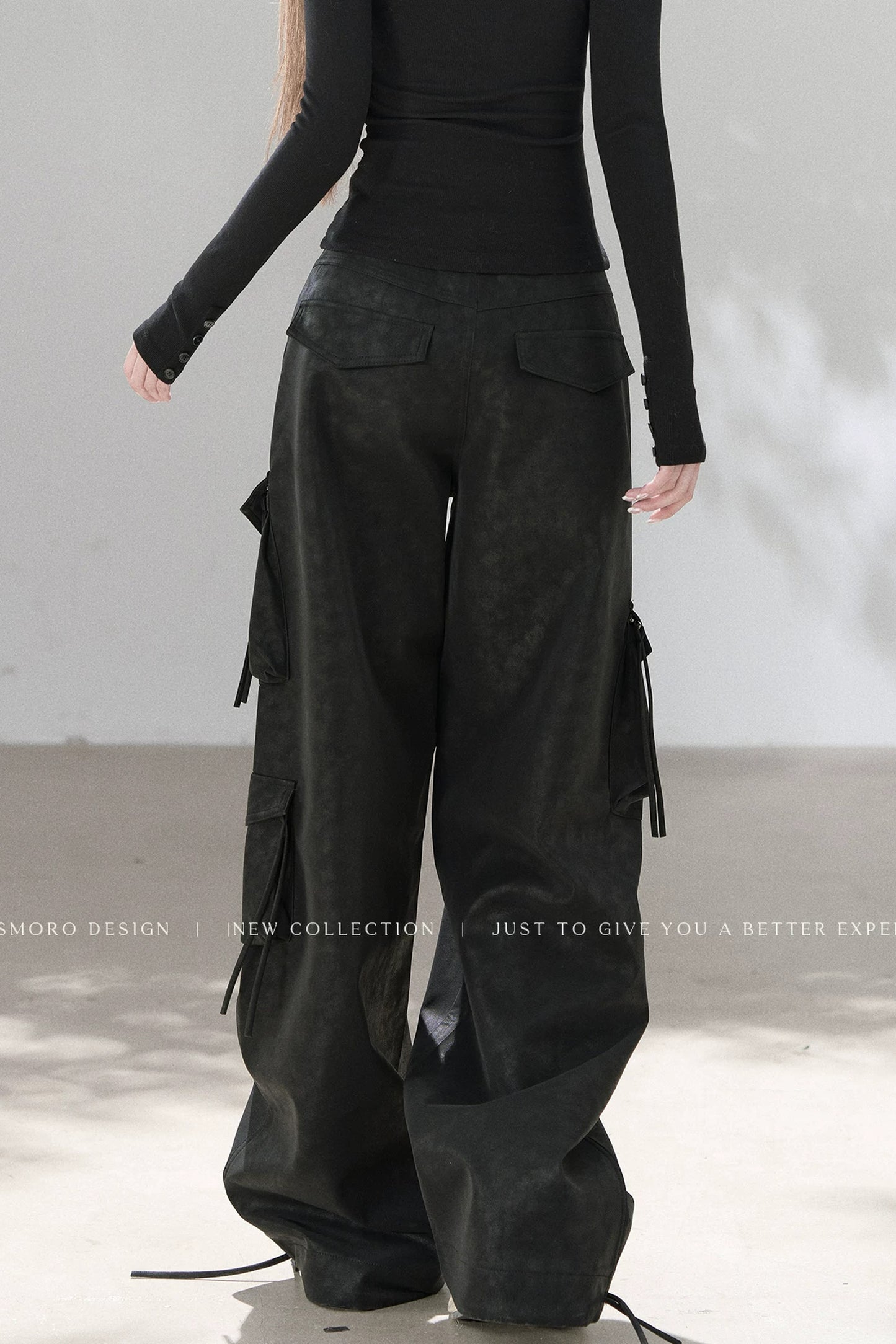 Heavy-Duty Leather Workwear Pants