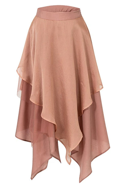 Rose Wave Layered Camisole and Skirt Set-Up