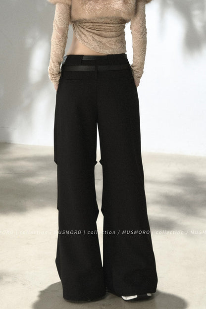 Loose Wide-Leg Trousers