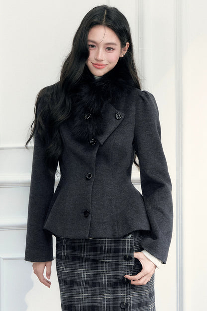 Warm Faux Fur Short Scarf