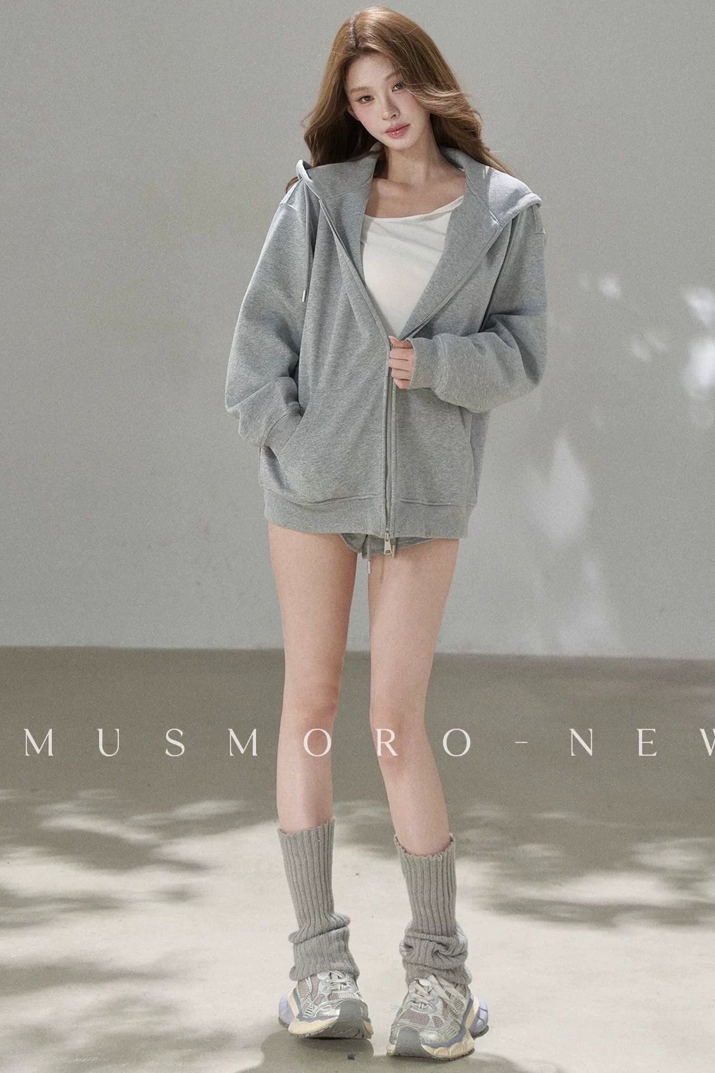 High-Weight Oversized Hoodie and Pants Set-Up