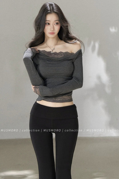 Lace Off-Shoulder Top
