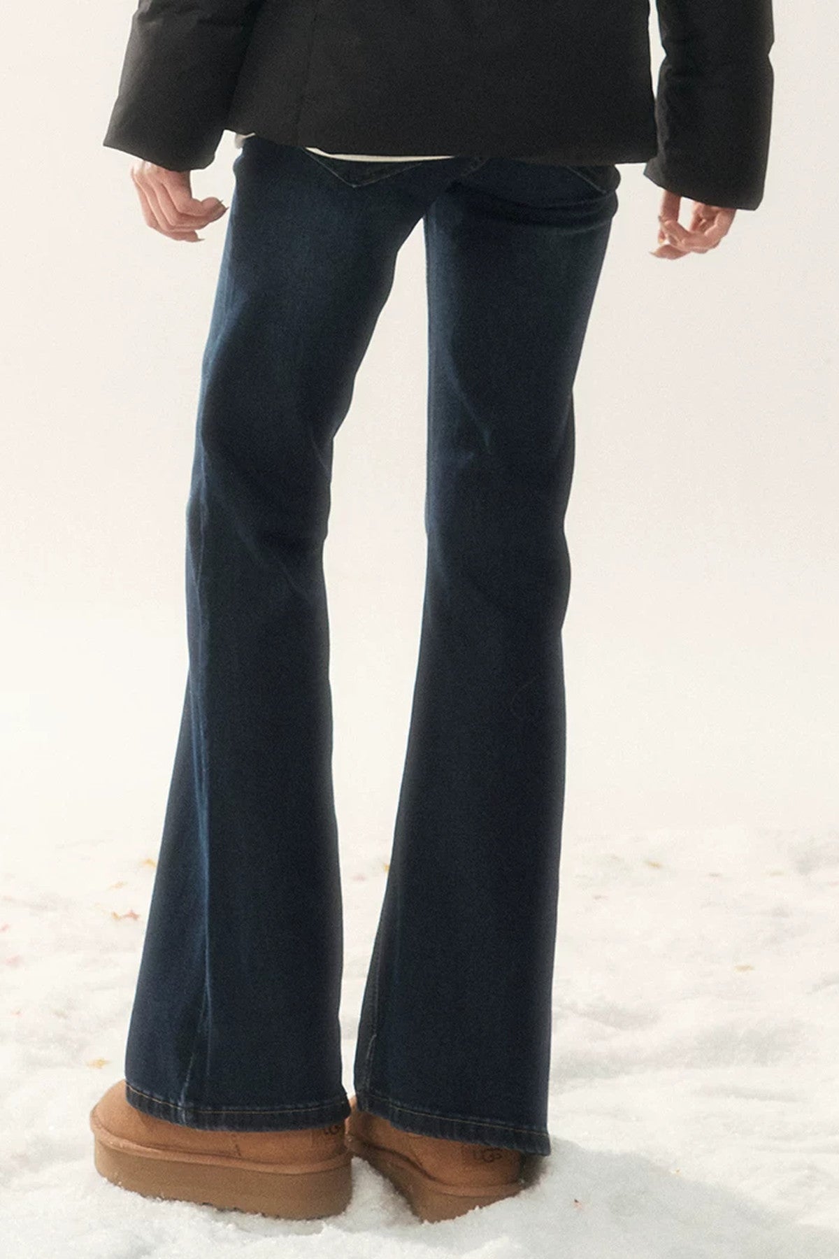 Winter Fleece-Lined Straight-Leg Pants