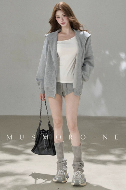 High-Weight Oversized Hoodie and Pants Set-Up