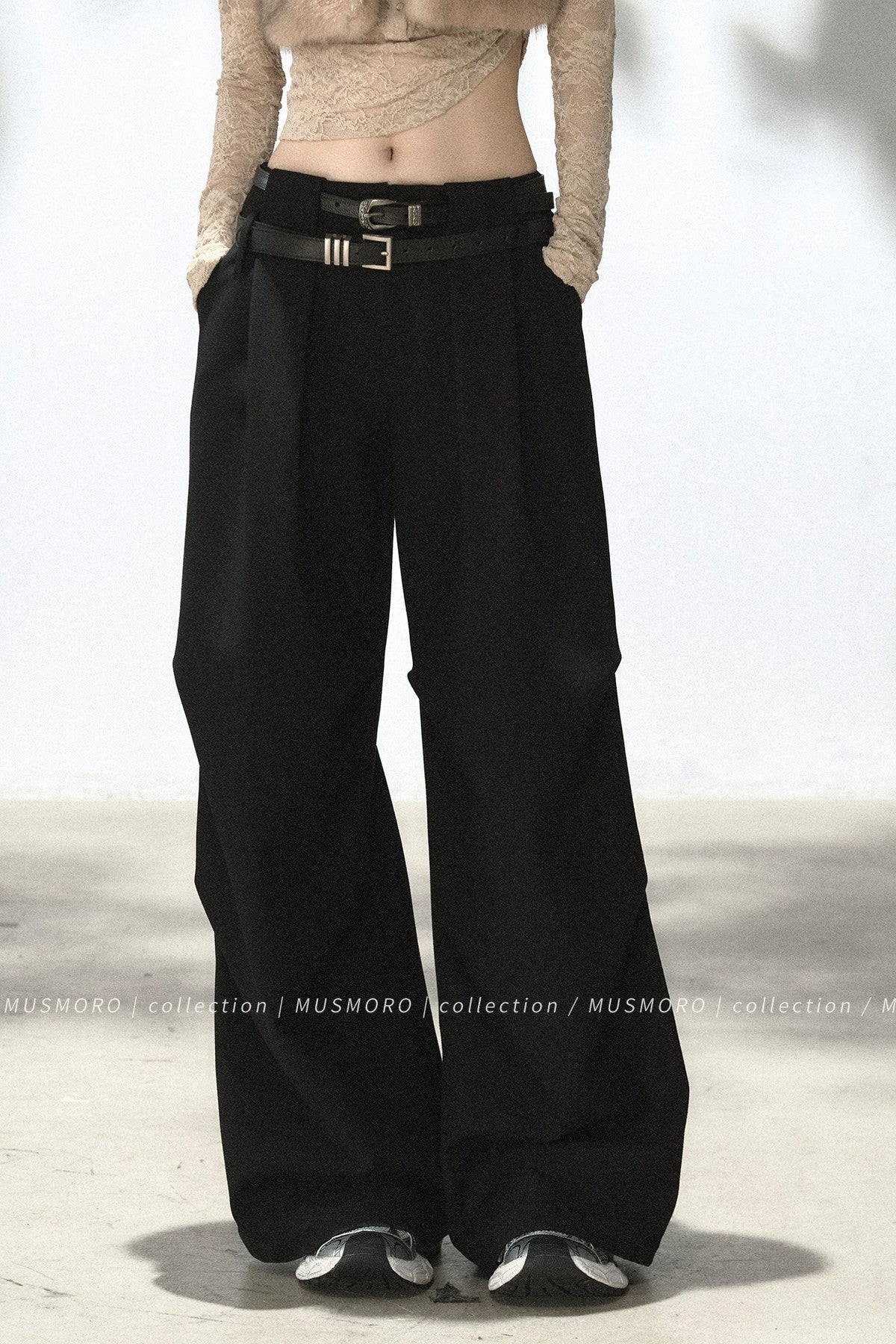 Loose Wide-Leg Trousers