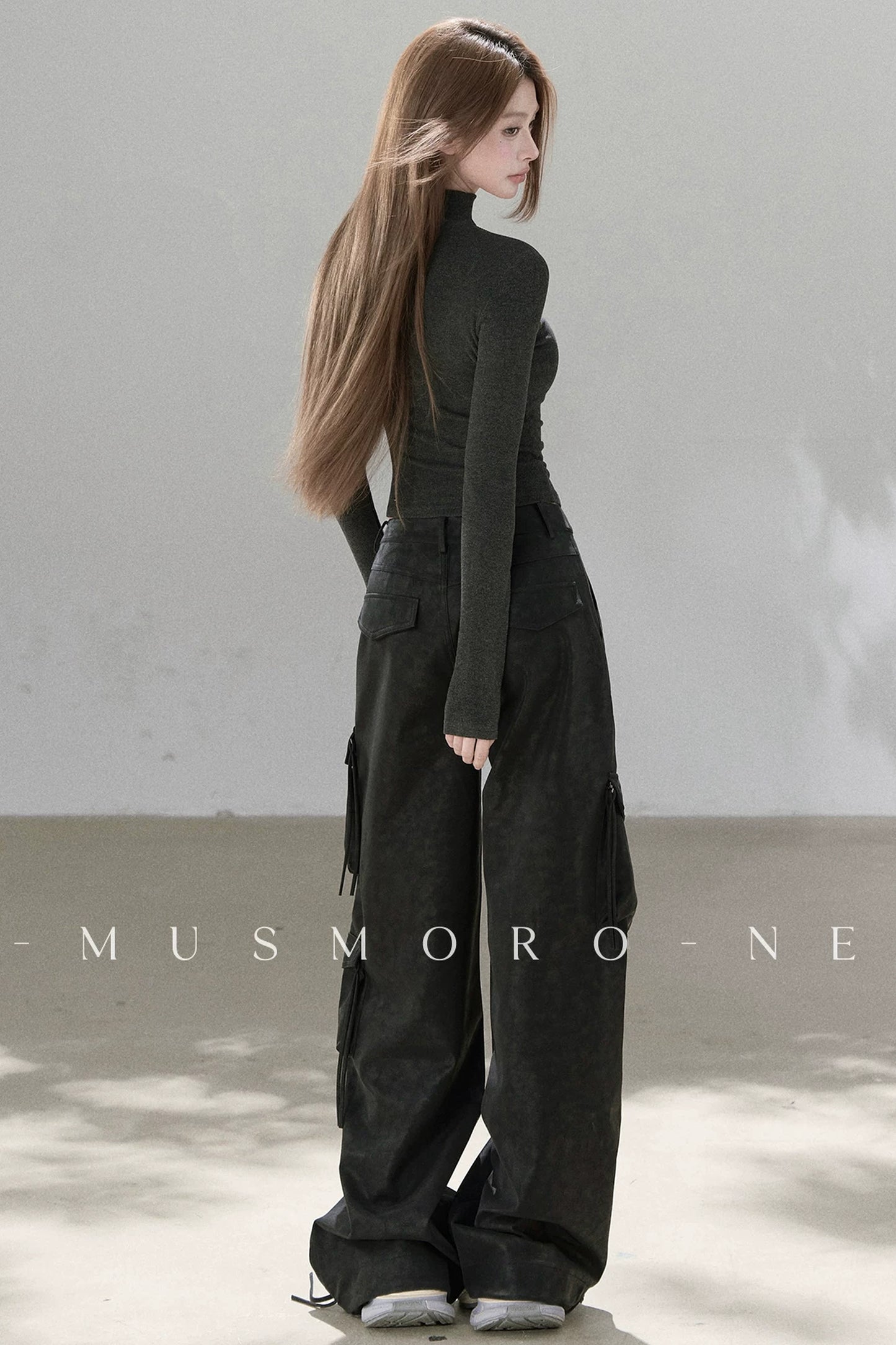 Heavy-Duty Leather Workwear Pants