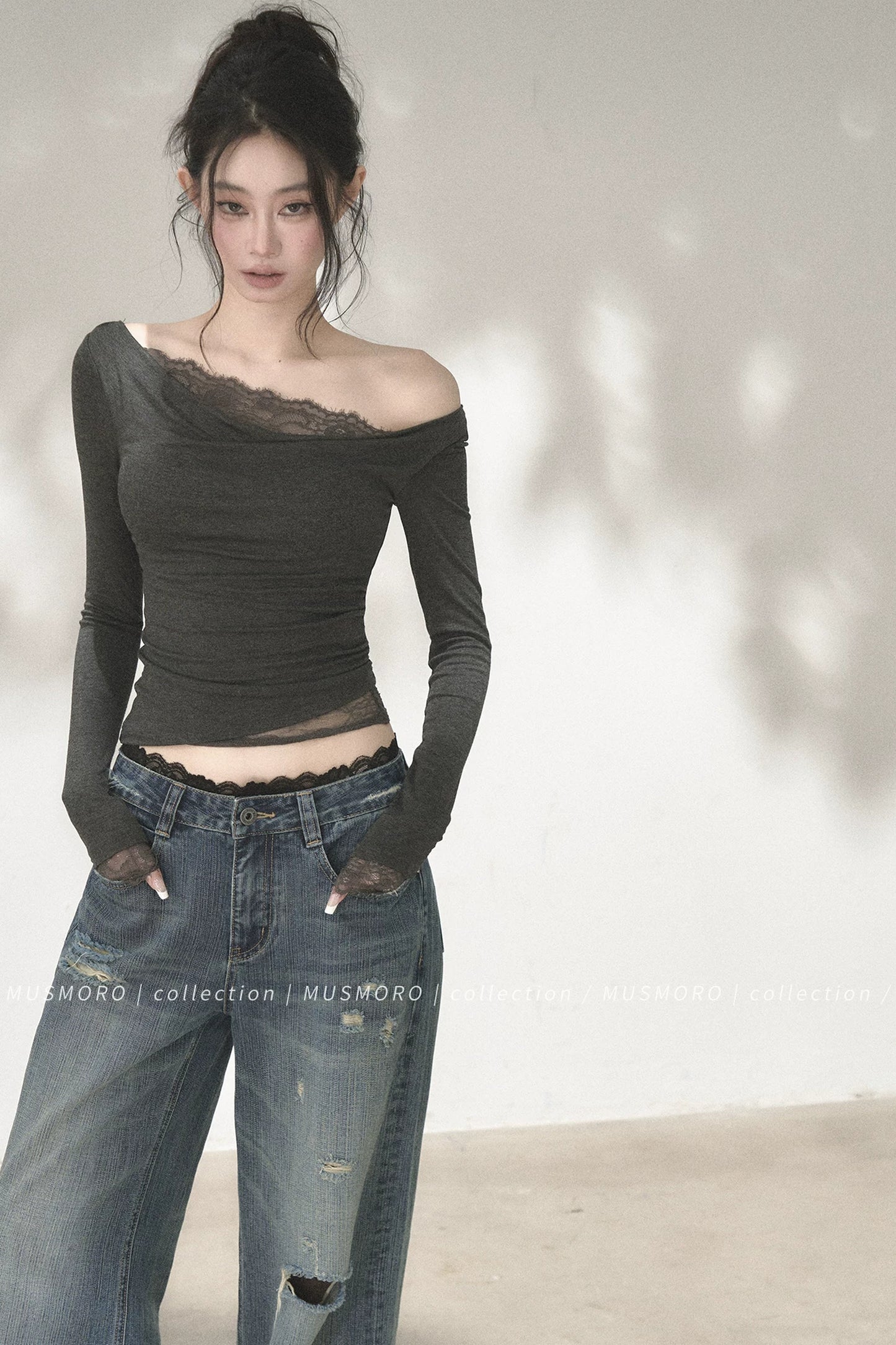 Lace Off-Shoulder Top