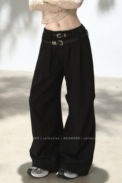 Loose Wide-Leg Trousers