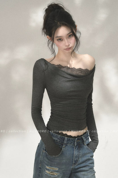 Lace Off-Shoulder Top