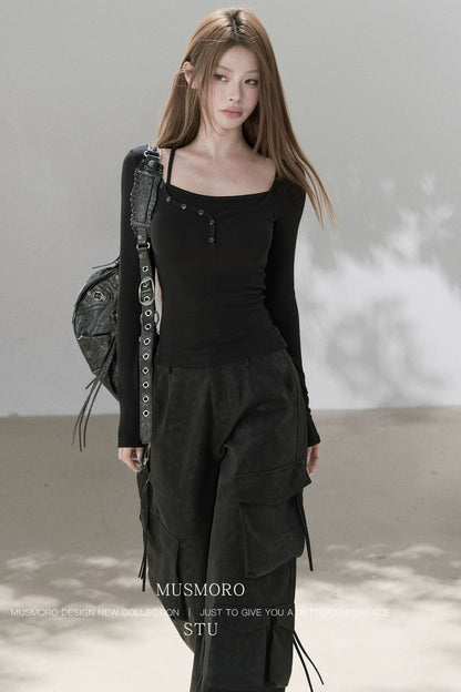 Heavy-Duty Leather Workwear Pants
