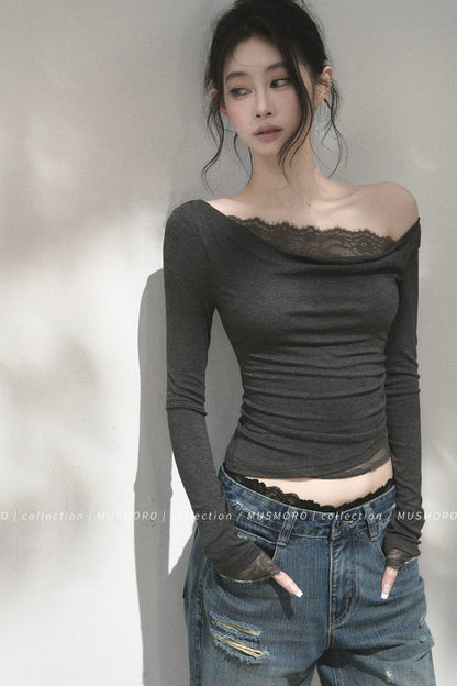 Lace Off-Shoulder Top