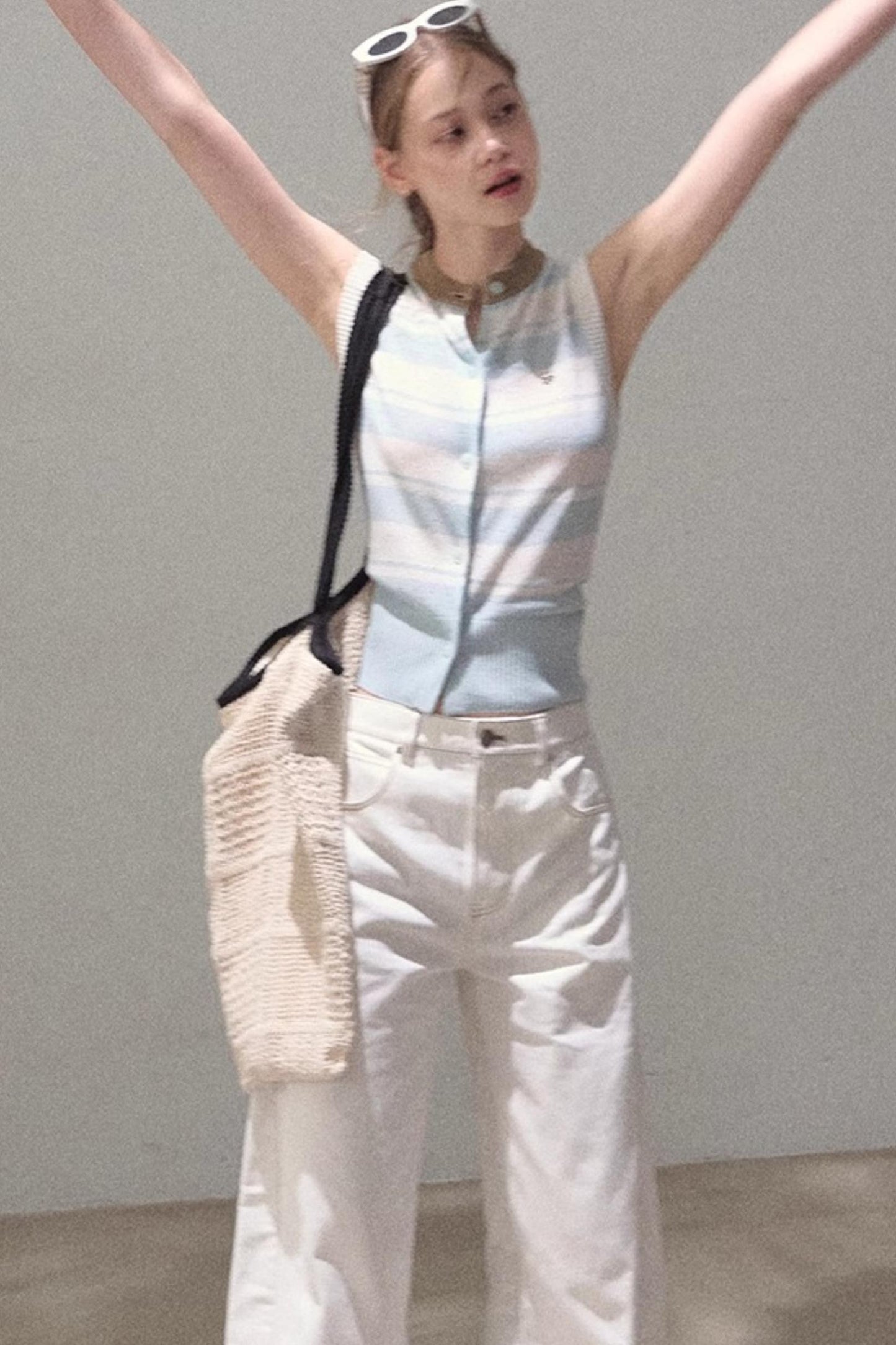 Thin Linen Relaxed Fit Vest