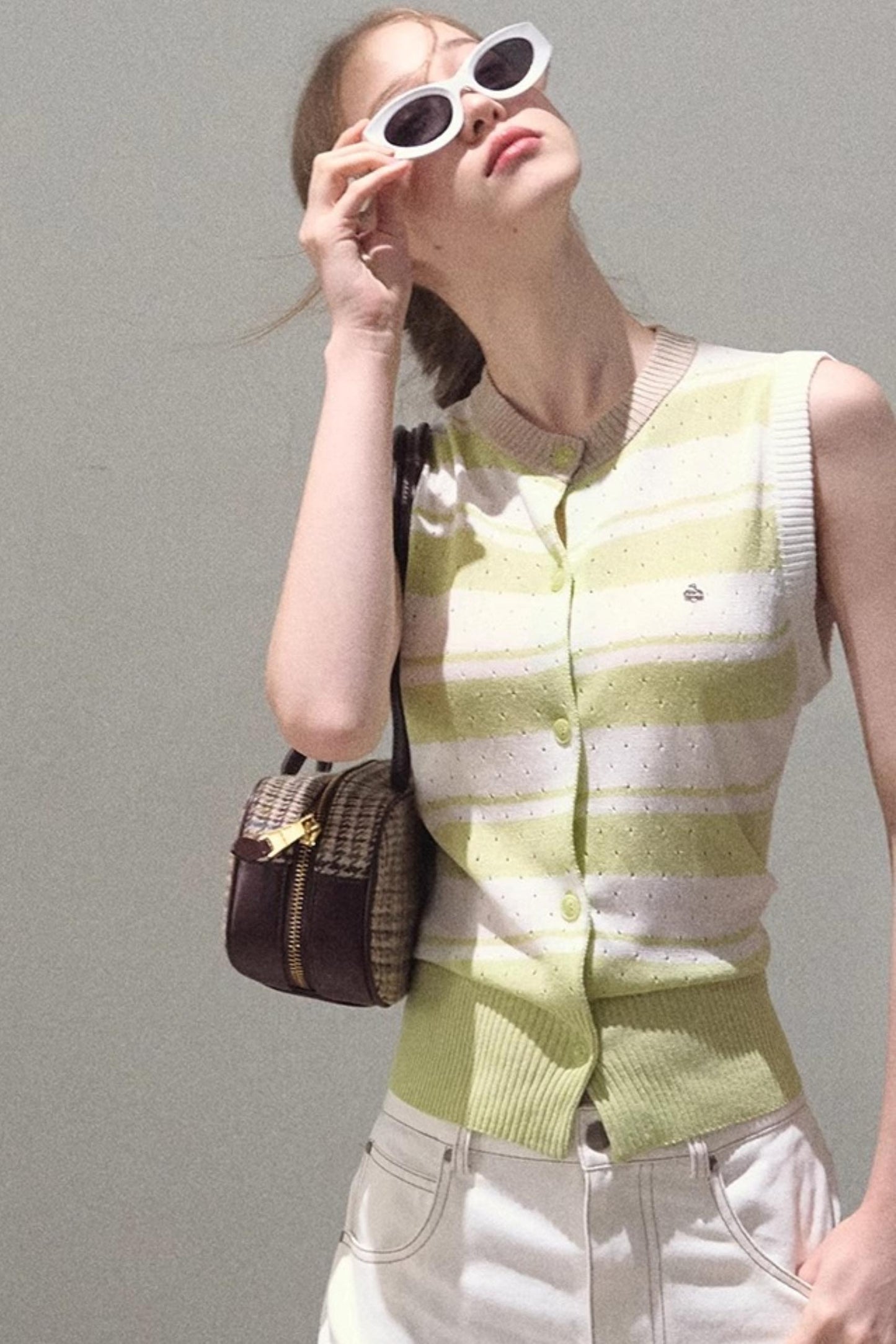 Thin Linen Relaxed Fit Vest