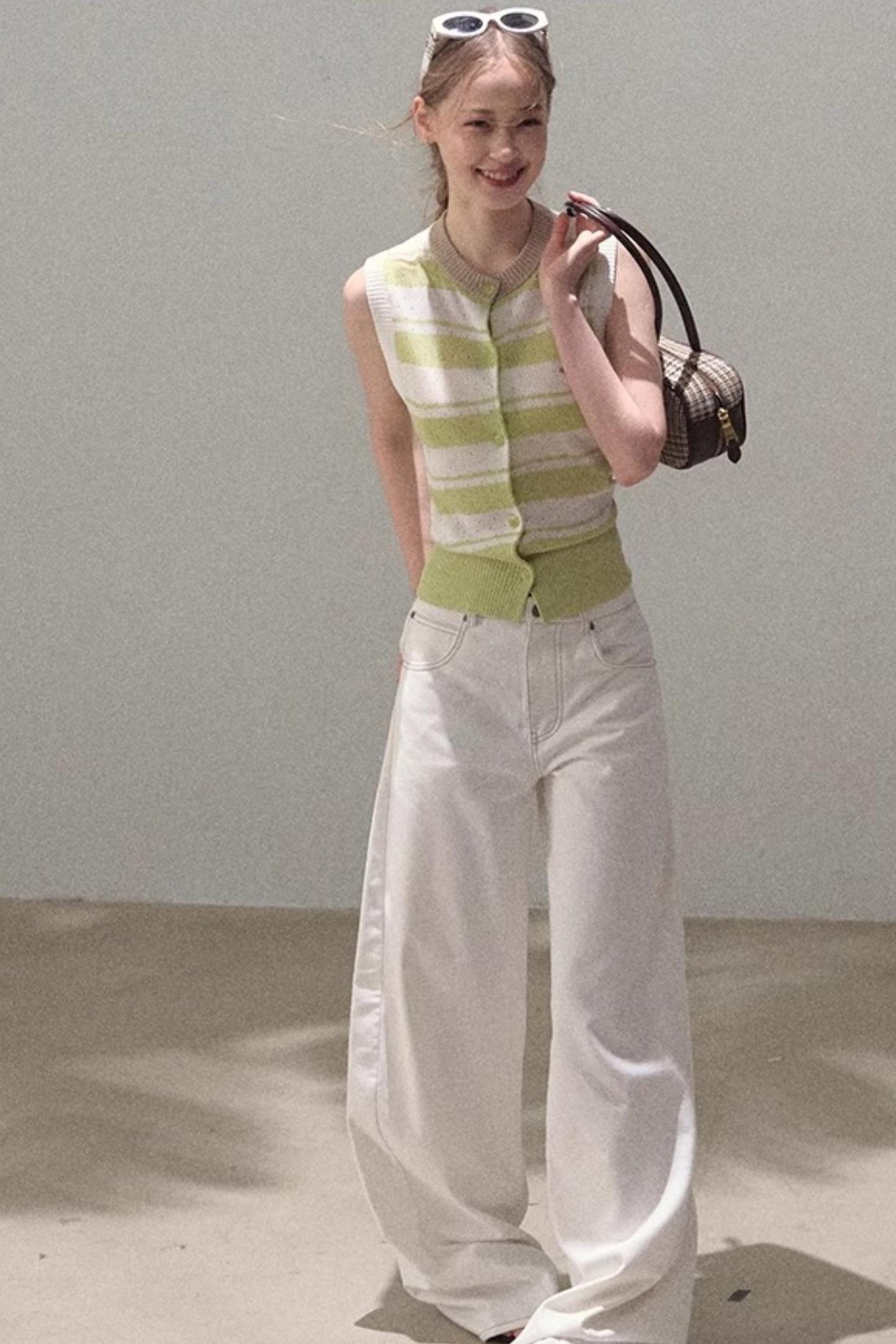 Thin Linen Relaxed Fit Vest