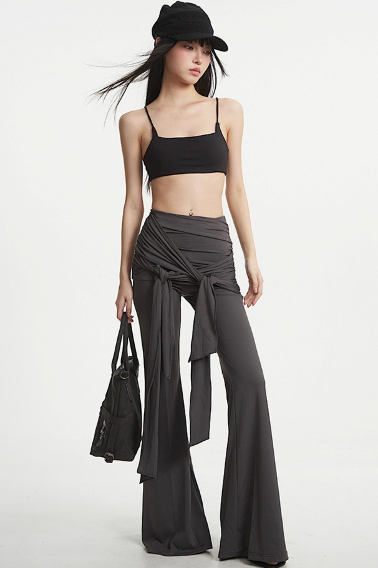 Strappy Flared Pants