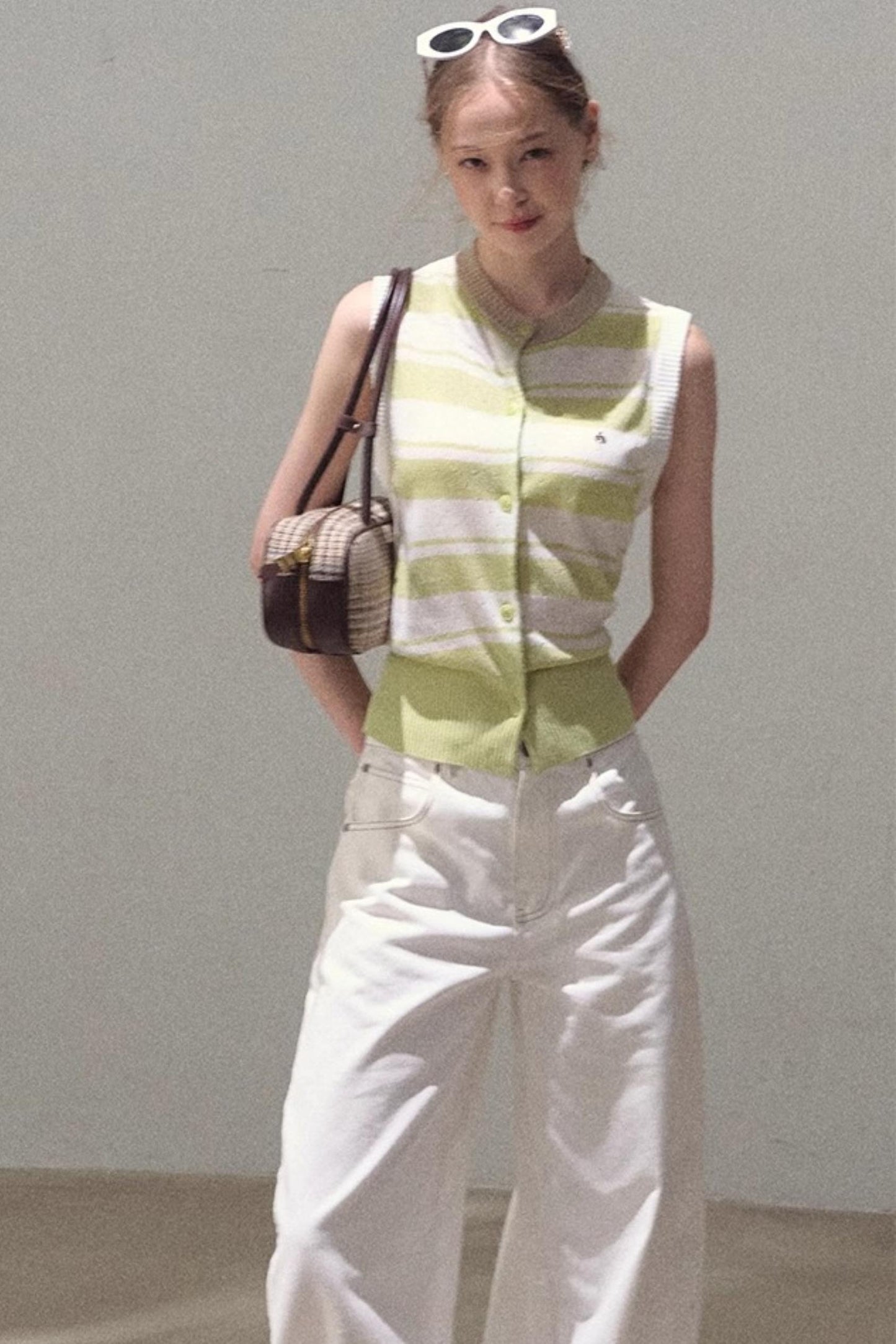 Thin Linen Relaxed Fit Vest